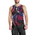 Hawaii Turtles Plumeria Men Tank Top Sweet Gradient Polynesian Pattern