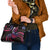 Hawaii Turtles Plumeria Shoulder Handbag Sweet Gradient Polynesian Pattern