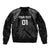 Custom New Zealand 2024 Rugby Bomber Jacket Silver Fern Aotearoa Kiwi