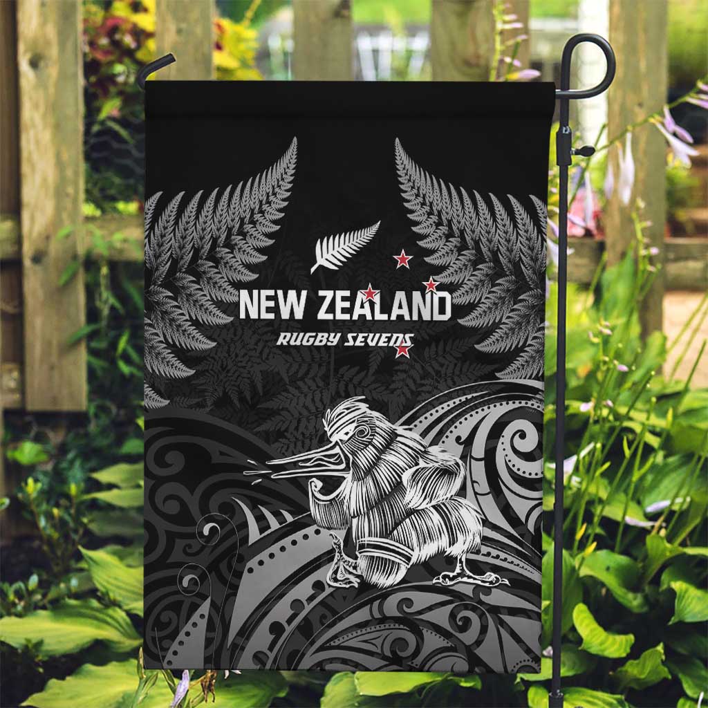 New Zealand 2024 Rugby Garden Flag Silver Fern Aotearoa Kiwi