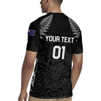 Custom New Zealand 2024 Rugby Rugby Jersey Silver Fern Aotearoa Kiwi