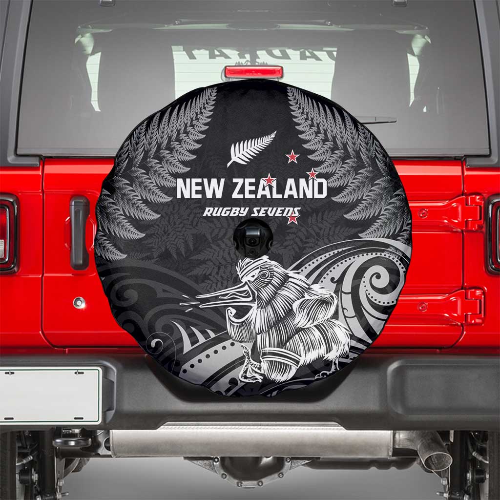 New Zealand 2024 Rugby Spare Tire Cover Silver Fern Aotearoa Kiwi