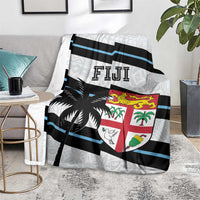 Fiji 2024 Rugby Blanket Fijian Tapa Pattern