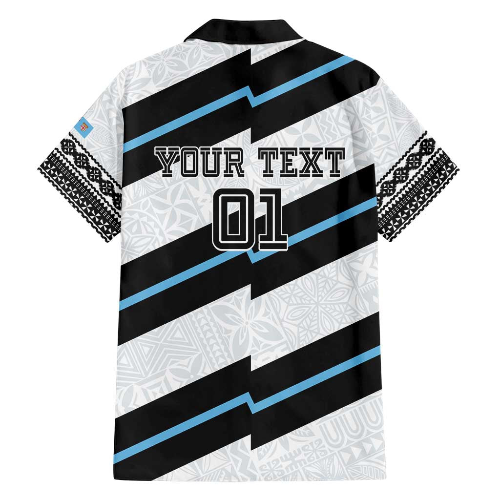 Custom Fiji 2024 Rugby Family Matching Long Sleeve Bodycon Dress and Hawaiian Shirt Fijian Tapa Pattern LT01 - Polynesian Pride