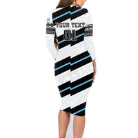 Custom Fiji 2024 Rugby Family Matching Long Sleeve Bodycon Dress and Hawaiian Shirt Fijian Tapa Pattern LT01 - Polynesian Pride