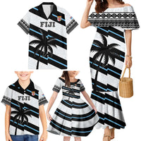 Custom Fiji 2024 Rugby Family Matching Mermaid Dress and Hawaiian Shirt Fijian Tapa Pattern LT01 - Polynesian Pride
