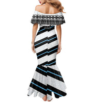 Custom Fiji 2024 Rugby Family Matching Mermaid Dress and Hawaiian Shirt Fijian Tapa Pattern LT01 - Polynesian Pride
