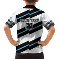 Custom Fiji 2024 Rugby Family Matching Short Sleeve Bodycon Dress and Hawaiian Shirt Fijian Tapa Pattern LT01 - Polynesian Pride