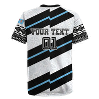 Custom Fiji 2024 Rugby Rugby Jersey Fijian Tapa Pattern