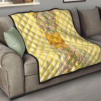 Hawaii Palaka Pikake Lokelani Plumeria Quilt Melemele Coquette Bow