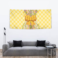 Hawaii Palaka Pikake Lokelani Plumeria Tapestry Melemele Coquette Bow