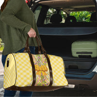 Hawaii Palaka Pikake Lokelani Plumeria Travel Bag Melemele Coquette Bow