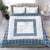 Samoa Siapo Blue Trimmed Bedding Set Samoa White Sunday - Polynesian Pride