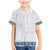 Samoa Siapo Blue Trimmed Family Matching Mermaid Dress and Hawaiian Shirt Samoa White Sunday - Polynesian Pride