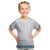 Samoa Siapo Blue Trimmed Kid T Shirt Samoa White Sunday - Polynesian Pride