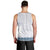 Samoa Siapo Blue Trimmed Men Tank Top Samoa White Sunday - Polynesian Pride