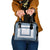 Samoa Siapo Blue Trimmed Shoulder Handbag Samoa White Sunday - Polynesian Pride