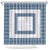 Samoa Siapo Blue Trimmed Shower Curtain Samoa White Sunday - Polynesian Pride