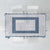 Samoa Siapo Blue Trimmed Tablecloth Samoa White Sunday - Polynesian Pride