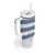 Samoa Siapo Blue Trimmed Tumbler With Handle Samoa White Sunday - Polynesian Pride