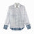 Samoa Siapo Blue Trimmed Women Casual Shirt Samoa White Sunday - Polynesian Pride