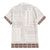 Samoa Siapo Brown Trimmed Family Matching Mermaid Dress and Hawaiian Shirt Samoa White Sunday - Polynesian Pride