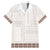 Samoa Siapo Brown Trimmed Hawaiian Shirt Samoa White Sunday - Polynesian Pride