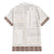 Samoa Siapo Brown Trimmed Hawaiian Shirt Samoa White Sunday - Polynesian Pride