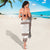 Samoa Siapo Brown Trimmed Sarong Samoa White Sunday - Polynesian Pride