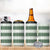 Samoa Siapo Green Trimmed 4 in 1 Can Cooler Tumbler Samoa White Sunday - Polynesian Pride