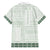 Samoa Siapo Green Trimmed Hawaiian Shirt Samoa White Sunday - Polynesian Pride