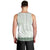 Samoa Siapo Green Trimmed Men Tank Top Samoa White Sunday - Polynesian Pride