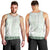 Samoa Siapo Green Trimmed Men Tank Top Samoa White Sunday - Polynesian Pride