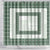 Samoa Siapo Green Trimmed Shower Curtain Samoa White Sunday - Polynesian Pride