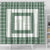Samoa Siapo Green Trimmed Shower Curtain Samoa White Sunday - Polynesian Pride