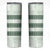 Samoa Siapo Green Trimmed Skinny Tumbler Samoa White Sunday - Polynesian Pride