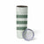 Samoa Siapo Green Trimmed Skinny Tumbler Samoa White Sunday - Polynesian Pride