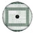 Samoa Siapo Green Trimmed Spare Tire Cover Samoa White Sunday - Polynesian Pride