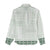 Samoa Siapo Green Trimmed Women Casual Shirt Samoa White Sunday - Polynesian Pride