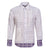 Samoa Siapo Purple Trimmed Family Matching Long Sleeve Bodycon Dress and Hawaiian Shirt Samoa White Sunday - Polynesian Pride
