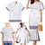 Samoa Siapo Purple Trimmed Family Matching Mermaid Dress and Hawaiian Shirt Samoa White Sunday - Polynesian Pride