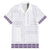 Samoa Siapo Purple Trimmed Family Matching Mermaid Dress and Hawaiian Shirt Samoa White Sunday - Polynesian Pride