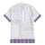 Samoa Siapo Purple Trimmed Family Matching Mermaid Dress and Hawaiian Shirt Samoa White Sunday - Polynesian Pride