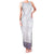 Samoa Siapo Purple Trimmed Family Matching Tank Maxi Dress and Hawaiian Shirt Samoa White Sunday - Polynesian Pride