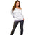 Samoa Siapo Purple Trimmed Off Shoulder Sweater Samoa White Sunday - Polynesian Pride
