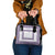 Samoa Siapo Purple Trimmed Shoulder Handbag Samoa White Sunday - Polynesian Pride