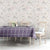 Samoa Siapo Purple Trimmed Tablecloth Samoa White Sunday - Polynesian Pride