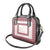 Samoa Siapo Red Trimmed Shoulder Handbag Samoa White Sunday - Polynesian Pride