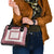 Samoa Siapo Red Trimmed Shoulder Handbag Samoa White Sunday - Polynesian Pride