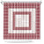 Samoa Siapo Red Trimmed Shower Curtain Samoa White Sunday - Polynesian Pride